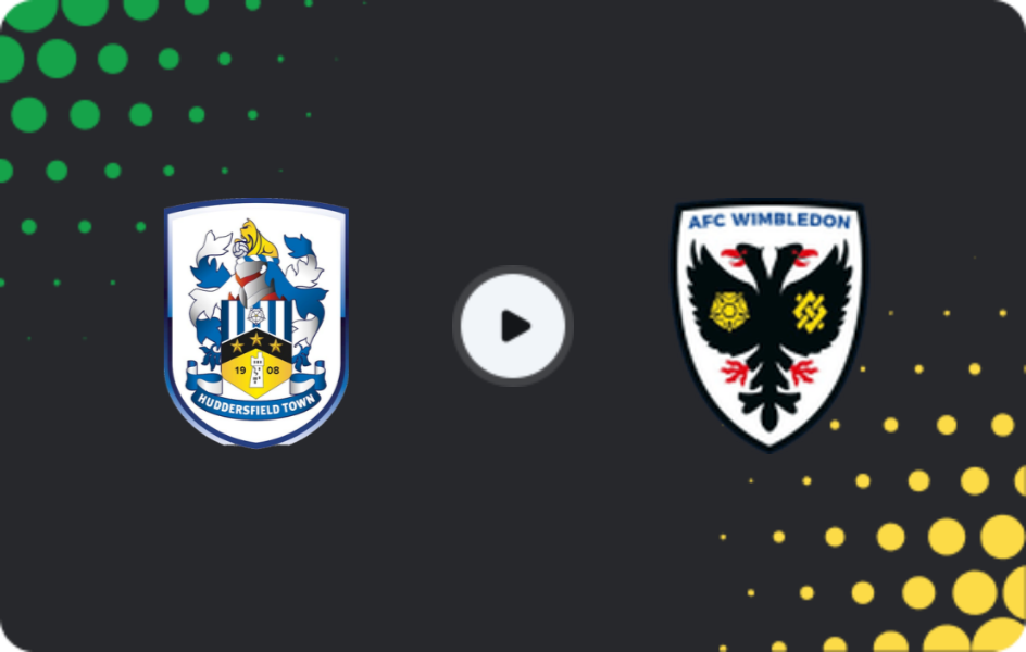 Где смотреть Хаддерсфилд Таун - АФК Уимблдон, Лига Один, 29.11.2025
