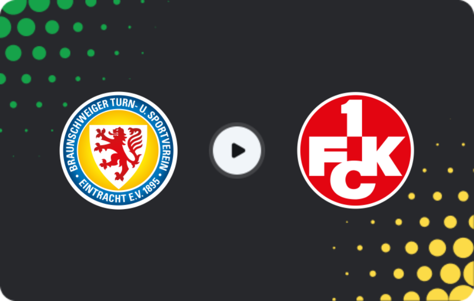 Где смотреть Айнтрахт Брауншвейг - Кайзерслаутерн, 2-я Бундеслига, 29.11.2025