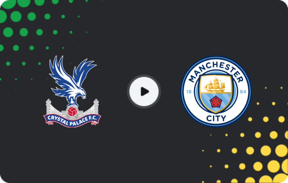 Где смотреть Кристал Пэлас - Манчестер Сити, Премьер-лига, 14.12.2025