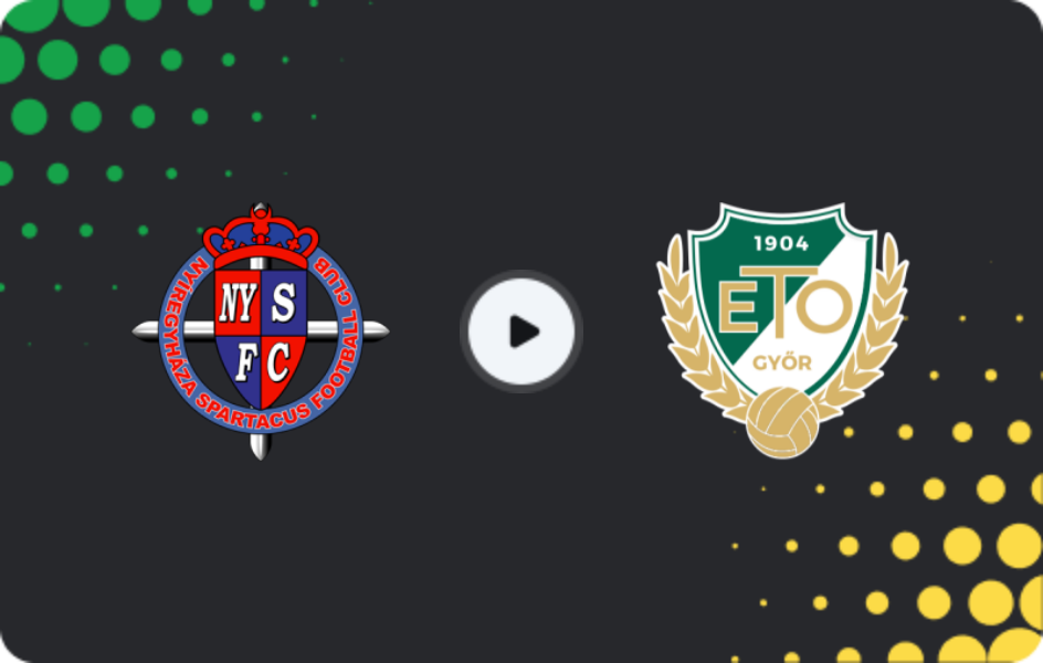 Где смотреть Ньиредьхаза - Дьёр, Национальный чемпионат I, 13.12.2025