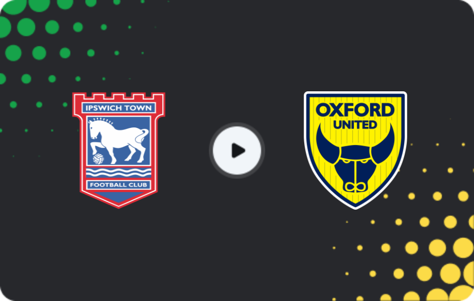 Где смотреть Ипсвич Таун - Оксфорд Юнайтед, Чемпионшип, 01.01.2026