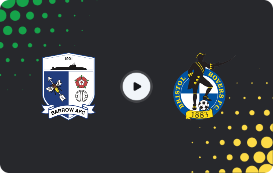 Где смотреть Барроу - Бристоль Роверс, Лига Два, 04.01.2026