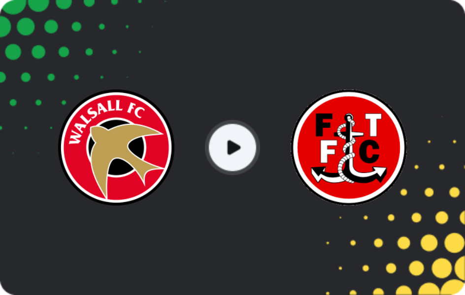 Где смотреть Уолсолл - Флитвуд Таун, Лига Два, 04.01.2026