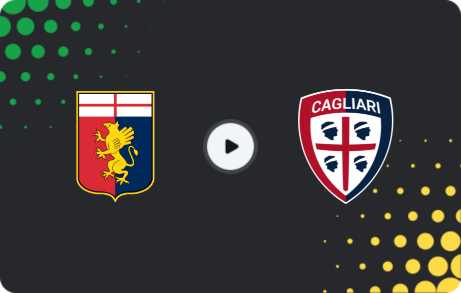 Где смотреть Дженоа - Кальяри, Серия А, 12.01.2026