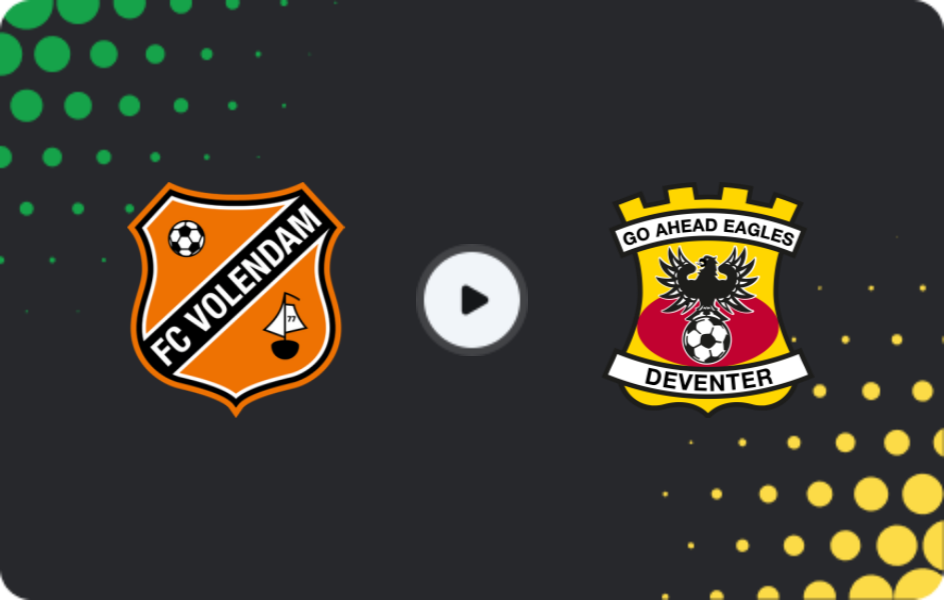 Где смотреть Волендам - Гоу Эхед Иглз, Эредивизи, 01.02.2026