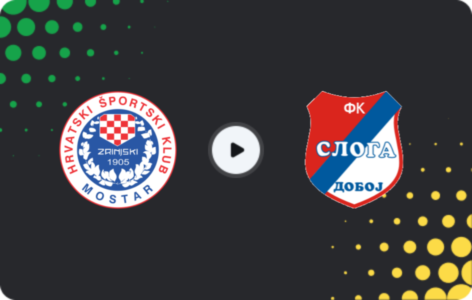 Где смотреть Зриньски - Слога Добой, Премьер-лига, 07.02.2026