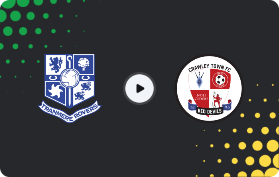 Где смотреть Транмир Роверс - Кроули Таун, Лига Два, 14.02.2026