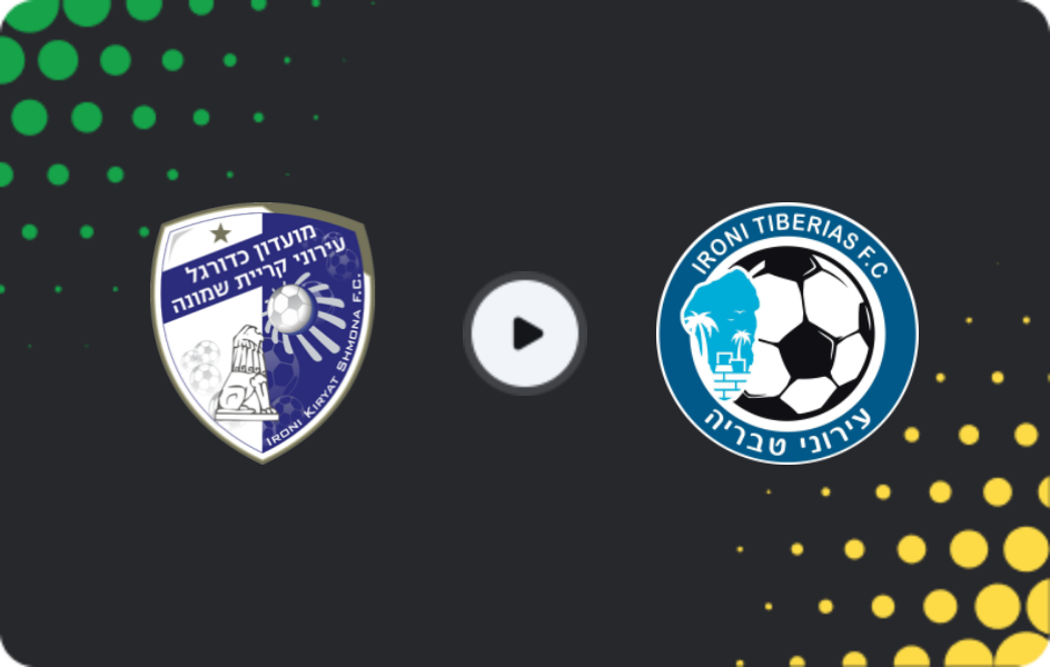 Где смотреть Ирони Кирьят-Шмона - Ирони Тверия, Лигат Ха'аль, 14.02.2026