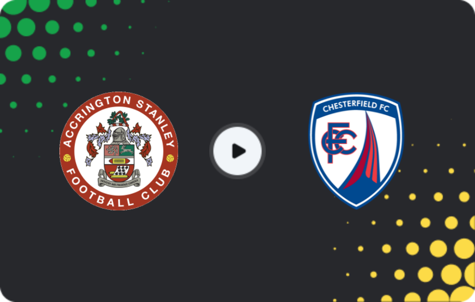 Где смотреть Аккрингтон Стэнли - Честерфилд, Лига Два, 21.03.2026