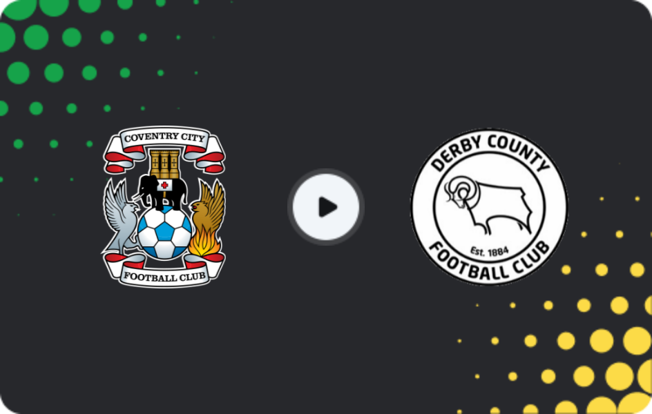 Где смотреть Ковентри - Дерби Каунти, Чемпионшип, 03.04.2026