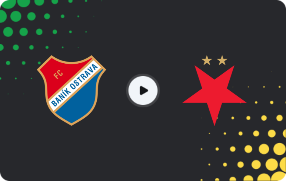 Где смотреть Баник Острава - Славия Прага, Первая лига, 04.04.2026