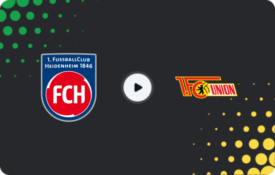Где смотреть Хайденхайм - Унион Берлин, Бундеслига, 11.04.2026