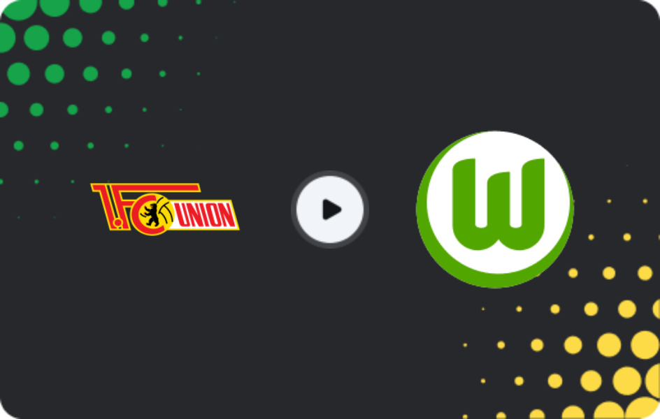 Где смотреть Унион Берлин - Вольфсбург, Бундеслига, 18.04.2026