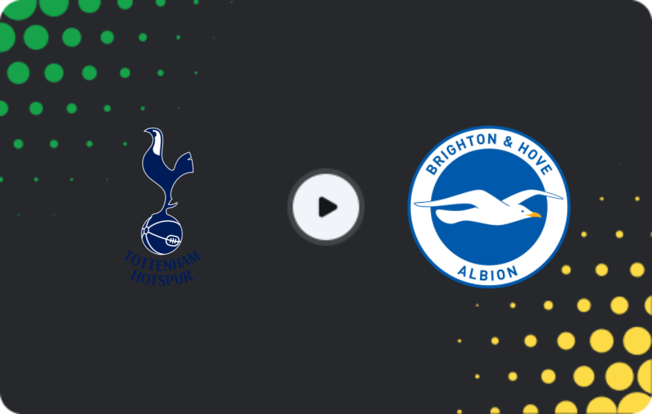 Где смотреть Тоттенхэм - Брайтон, Премьер-лига, 18.04.2026