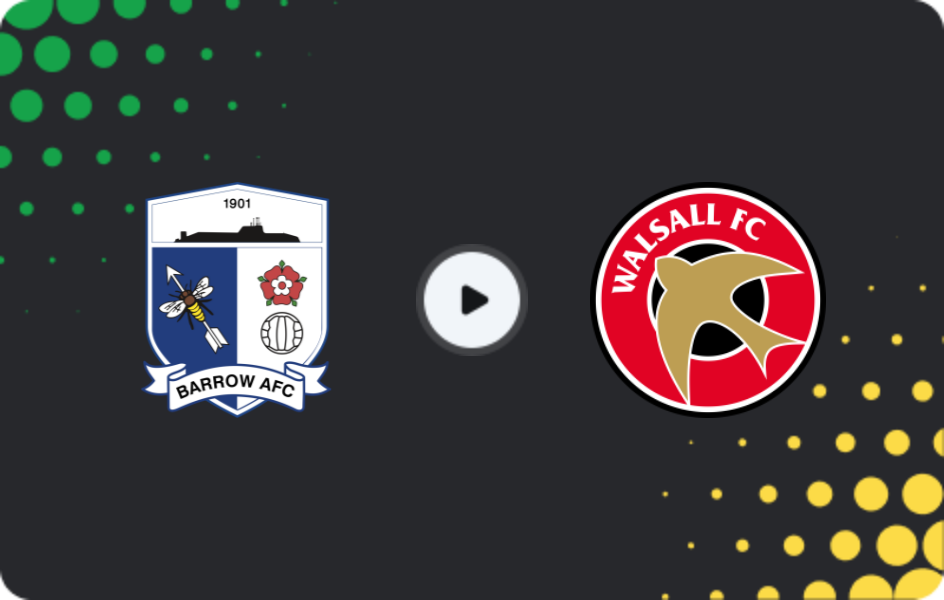 Где смотреть Барроу - Уолсолл, Лига Два, 18.04.2026