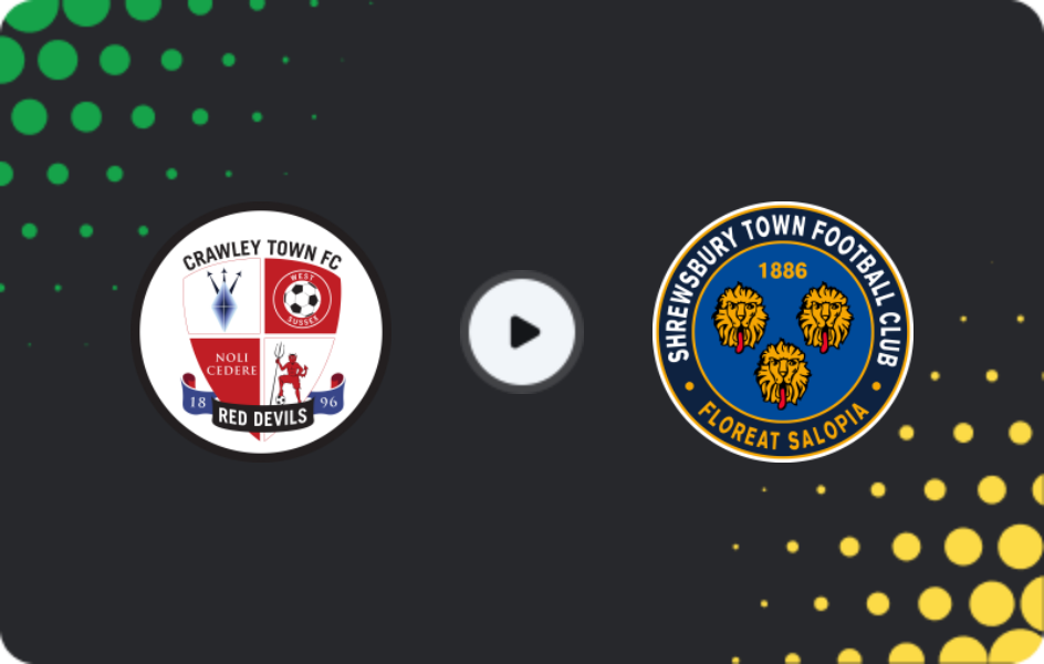Где смотреть Кроули Таун - Шрусбери Таун, Лига Два, 18.04.2026