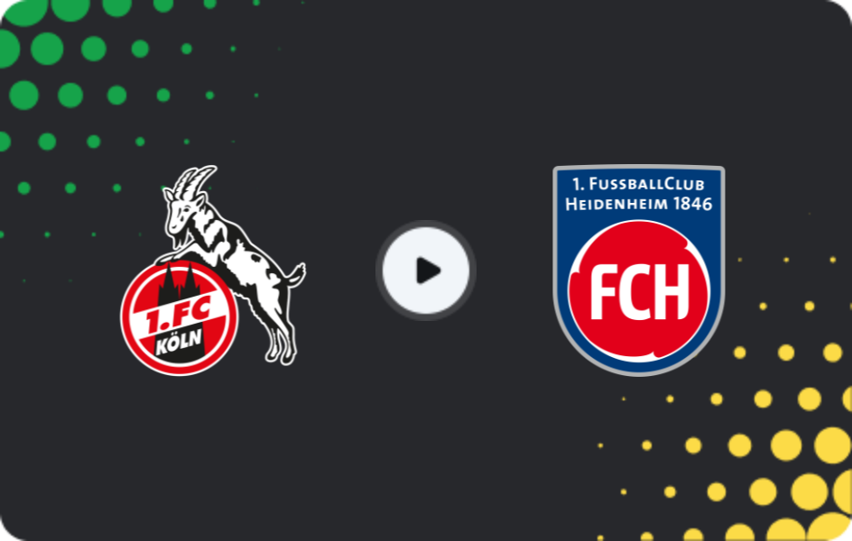 Где смотреть Кёльн - Хайденхайм, Бундеслига, 09.05.2026
