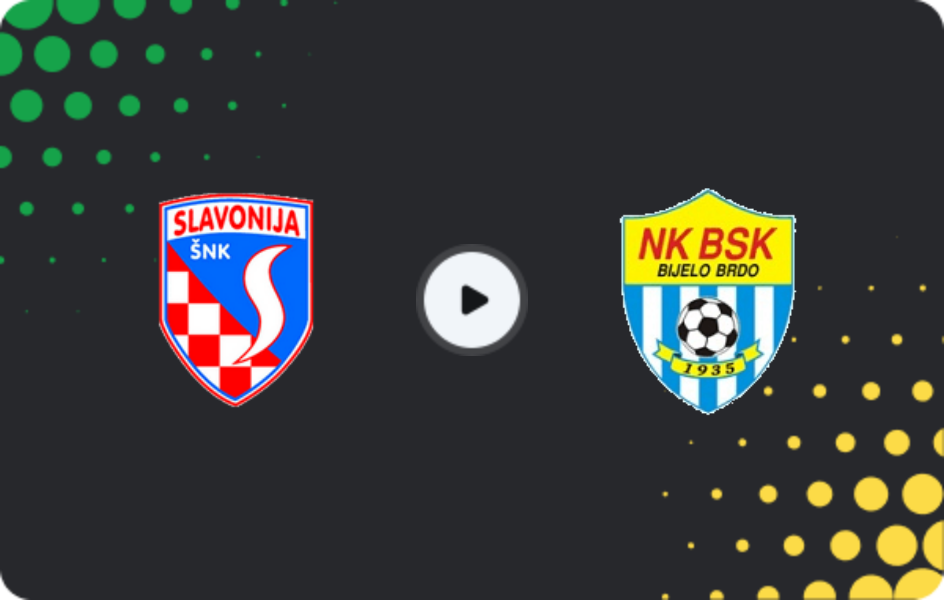Где смотреть Славония Пожега - БСК Биело Брдо, Кубок, 10.09.2025