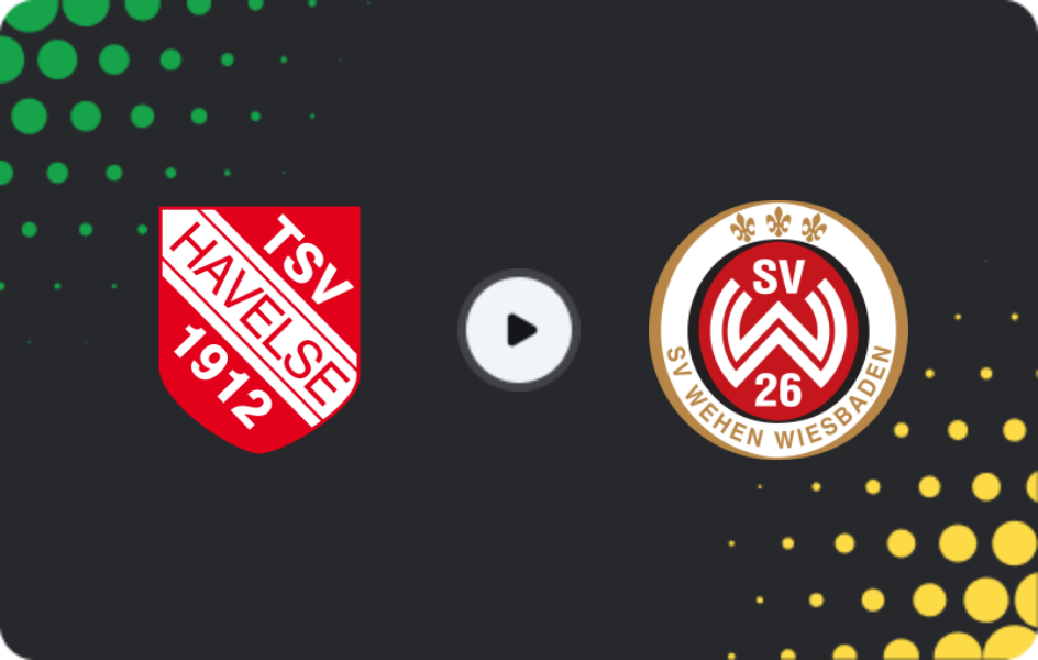 Где смотреть Хафельзе - Веен Висбаден, 3. Лига, 01.11.2025