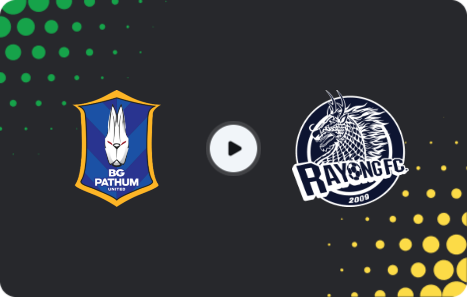Где смотреть БГ Патхум Юнайтед - Районг ФК, Тайская Лига 1, 09.11.2025