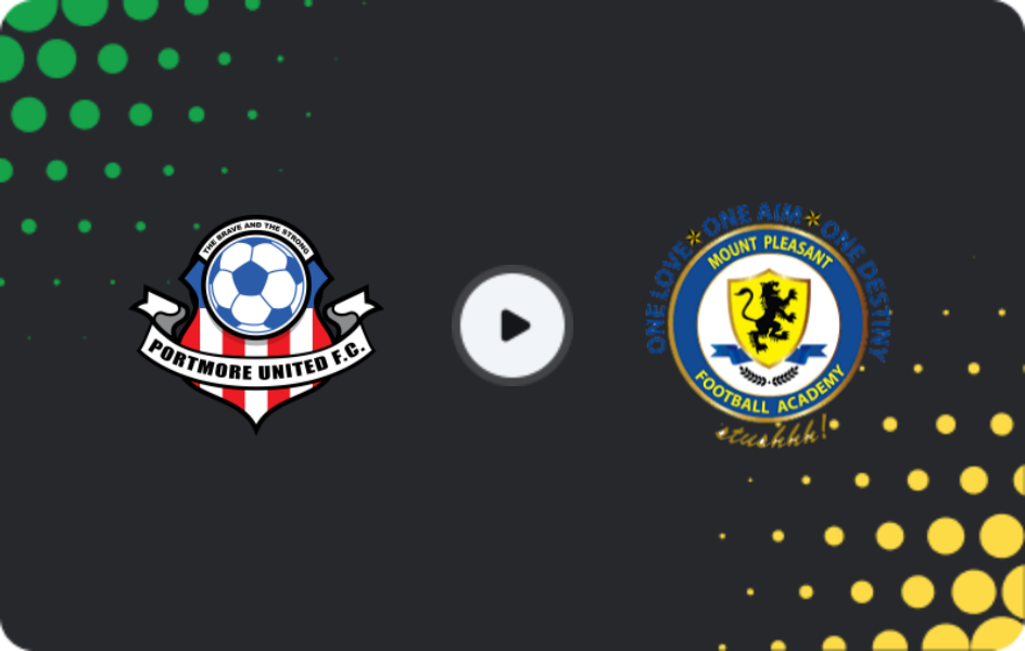 Где смотреть Портмор Юнайтед - Маунт Плежант, Премьер-лига, 14.12.2025
