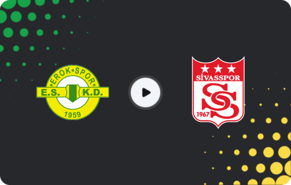 Где смотреть Эрокспор - Сивасспор, Первая лига TFF, 23.11.2025