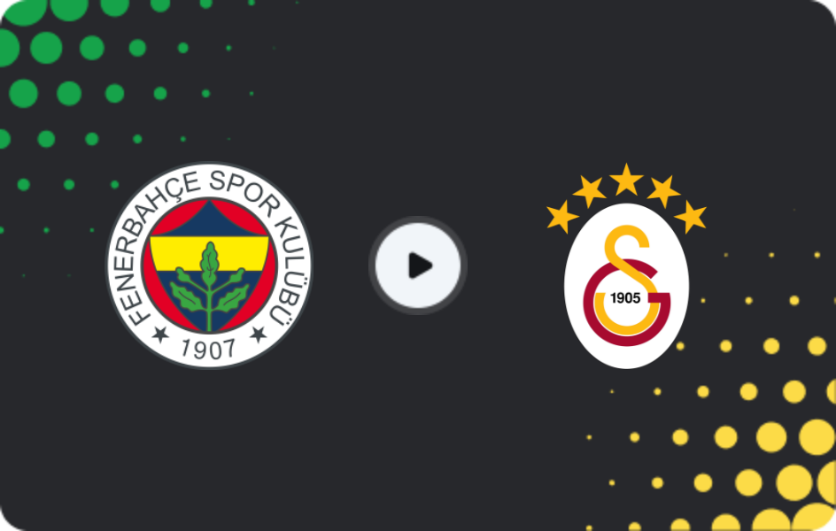 Где смотреть Фенербахче - Галатасарай, Суперлига, 01.12.2025