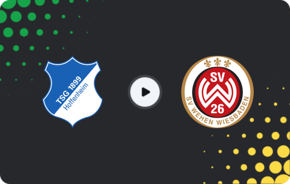 Где смотреть Хоффенхайм II - Веен Висбаден, 3. Лига, 21.12.2025