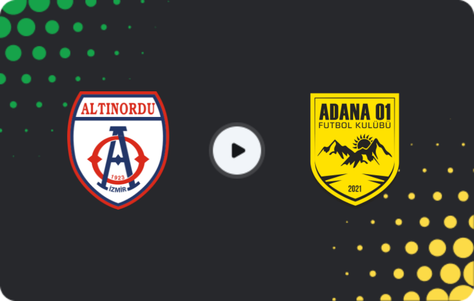 Где смотреть Алтынорду - Адана 01 ФК, Вторая Лига, 28.01.2026