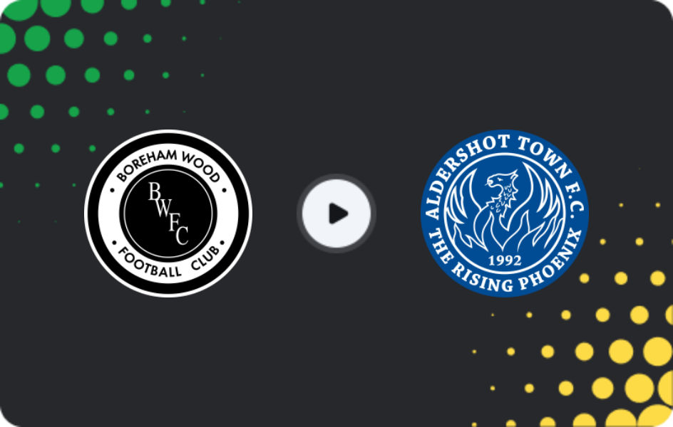 Где смотреть Борэм Вуд - Олдершот Таун, Национальная лига, 04.11.2025