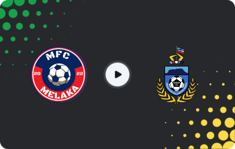 Где смотреть Мелака ФК - Сабах ФК, Суперлига, 03.01.2026