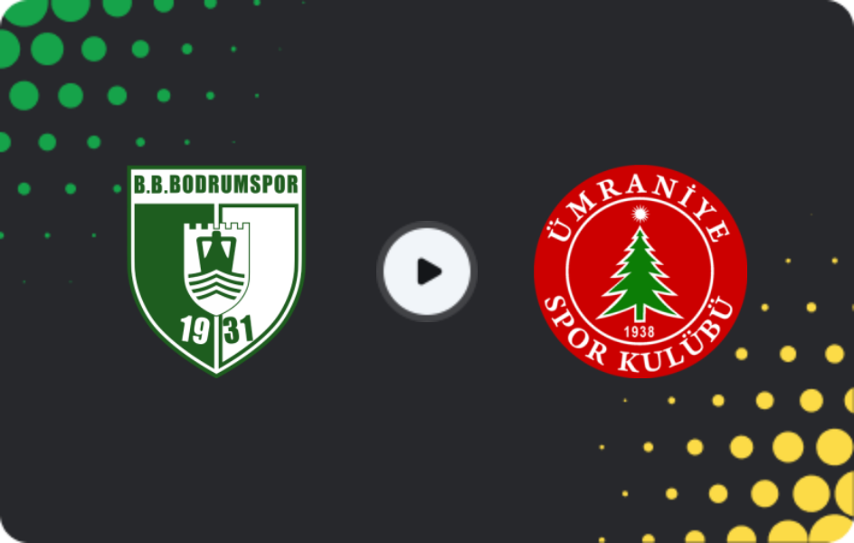 Где смотреть Бодрумспор - Умраниеспор, Первая лига ТФФ, 05.04.2026