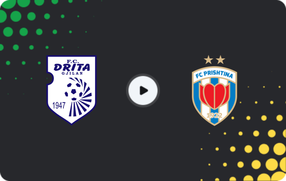 Где смотреть ФК Дрита - Приштина, Суперлига, 22.11.2025