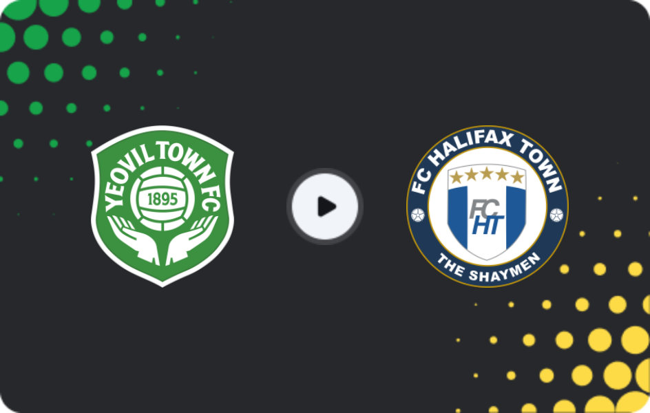 Где смотреть Йовил Таун - Галифакс Таун, Национальная лига, 11.04.2026