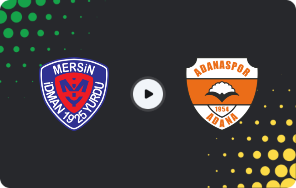 Где смотреть Йени Мершин - Аданаспор, Вторая Лига, 12.04.2026