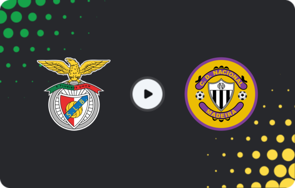 Где смотреть Бенфика - Насьонал, Примейра Лига, 12.04.2026