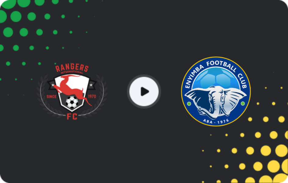 Где смотреть Энугу Рейнджерс - Эньимба, НПФЛ, 19.04.2026