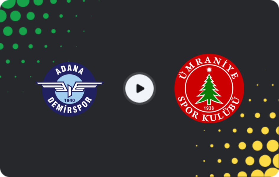Где смотреть Адана Демирспор - Умраниеспор, Первая лига ТФФ, 26.04.2026