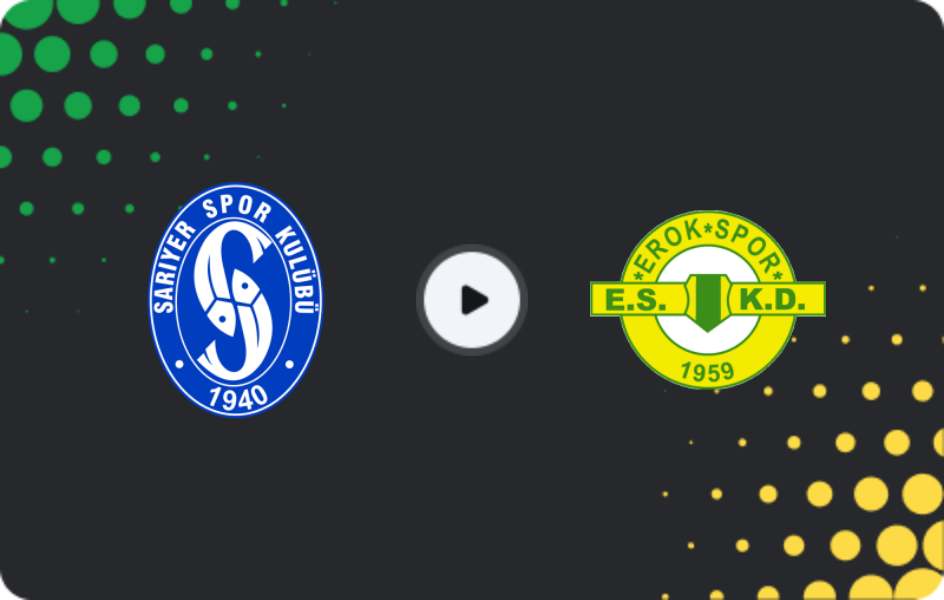 Где смотреть Сарыер - Эрокспор, Первая лига ТФФ, 26.04.2026