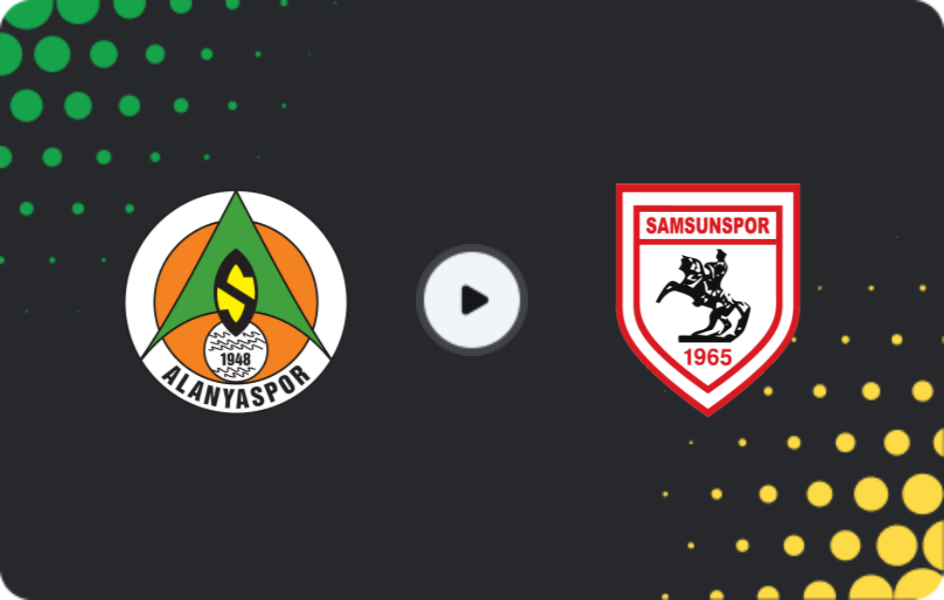 Где смотреть Аланьяспор - Самсунспор, Суперлига, 26.04.2026