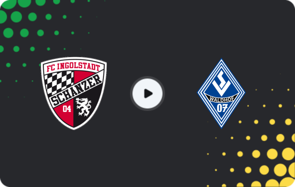 Где смотреть Ингольштадт 04 - Вальдхоф Мангейм, 3-я Лига, 16.05.2026