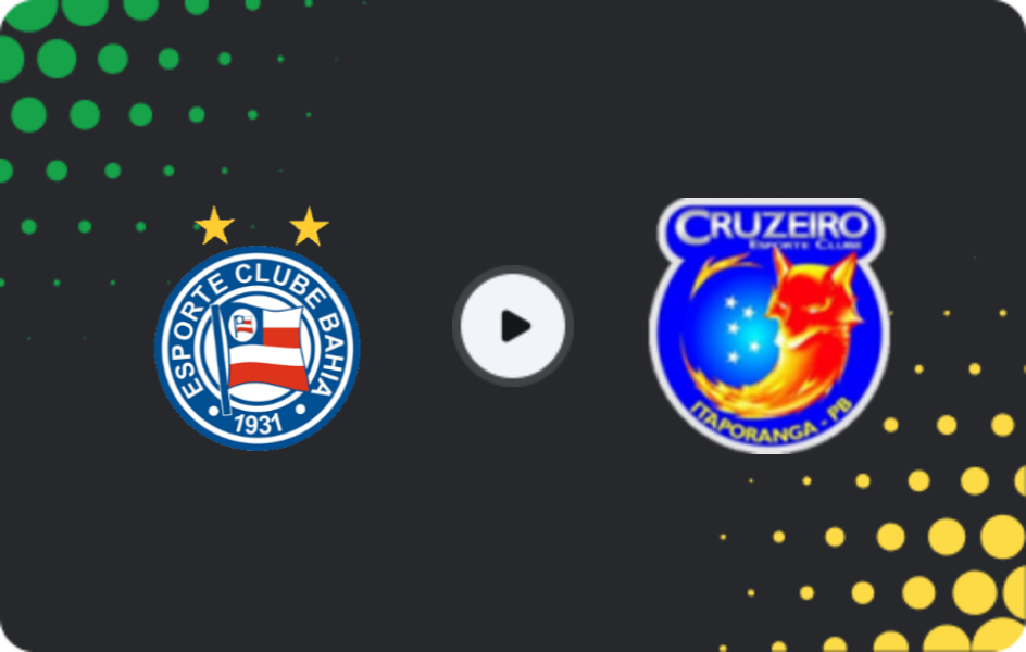 Где смотреть Баия U20 - Cruzeiro Itaporanga U20, Кубок U20, 23.10.2025