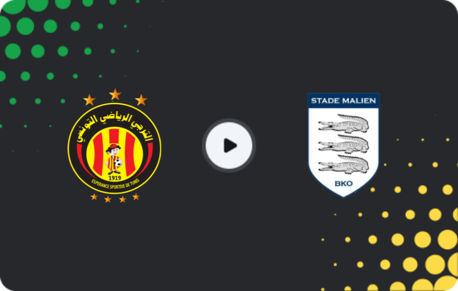 Где смотреть Эсперанс Тунис - Стад Мальен Бамако, Лига чемпионов КАФ, 22.11.2025