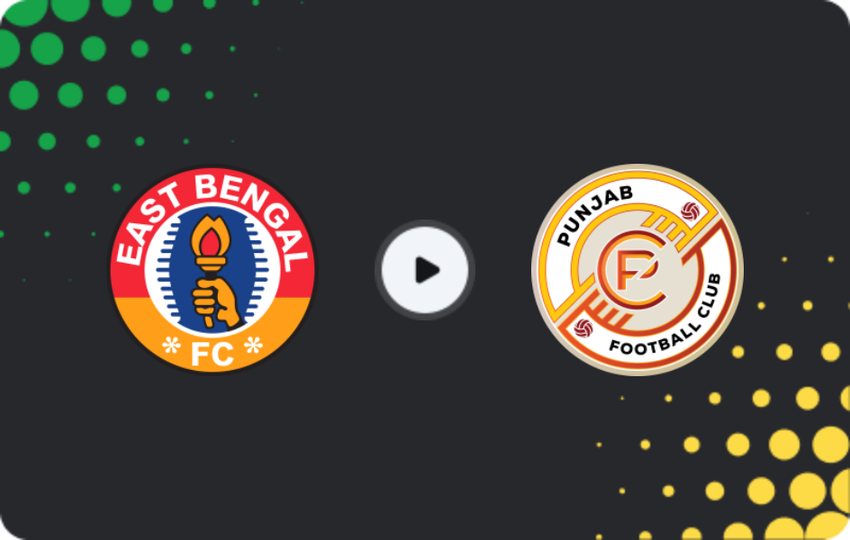 Где смотреть Ист Бенгал II   - Пенджаб, Суперкубок АИФФ, 04.12.2025