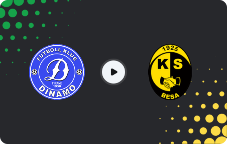 Где смотреть Динамо Тирана - Беса Кавая, Кубок, 10.01.2026