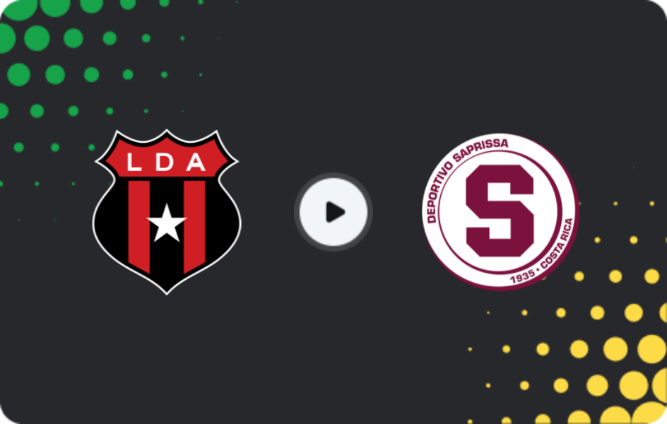 Где смотреть Алахуэленсе - Депортиво Саприсса, Примера Дивизион, 19.04.2026