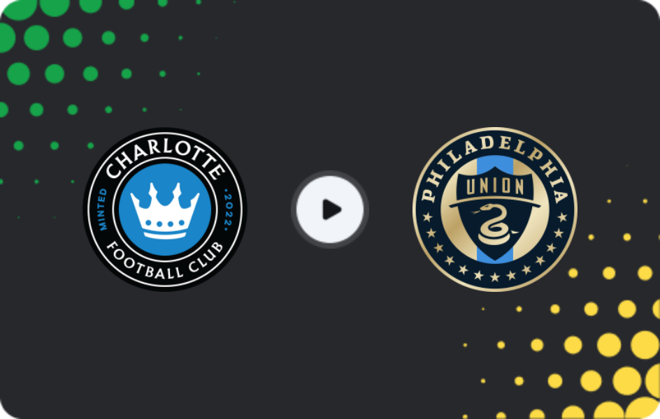 Где смотреть Шарлотт - Филадельфия Юнион, МЛС, 05.04.2026