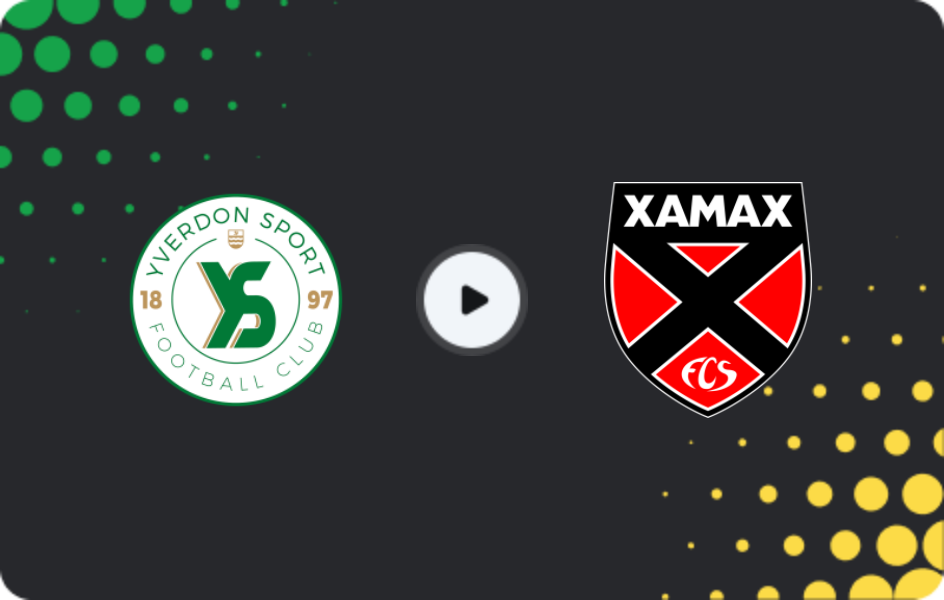 Где смотреть Ивердон Спорт - Ксамакс, Челлендж Лига, 17.04.2026