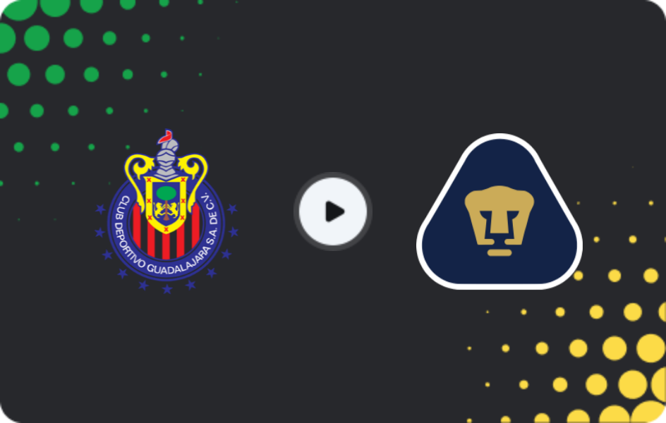 Где смотреть Гвадалахара - УНАМ Пумас, Лига MX, 06.04.2026