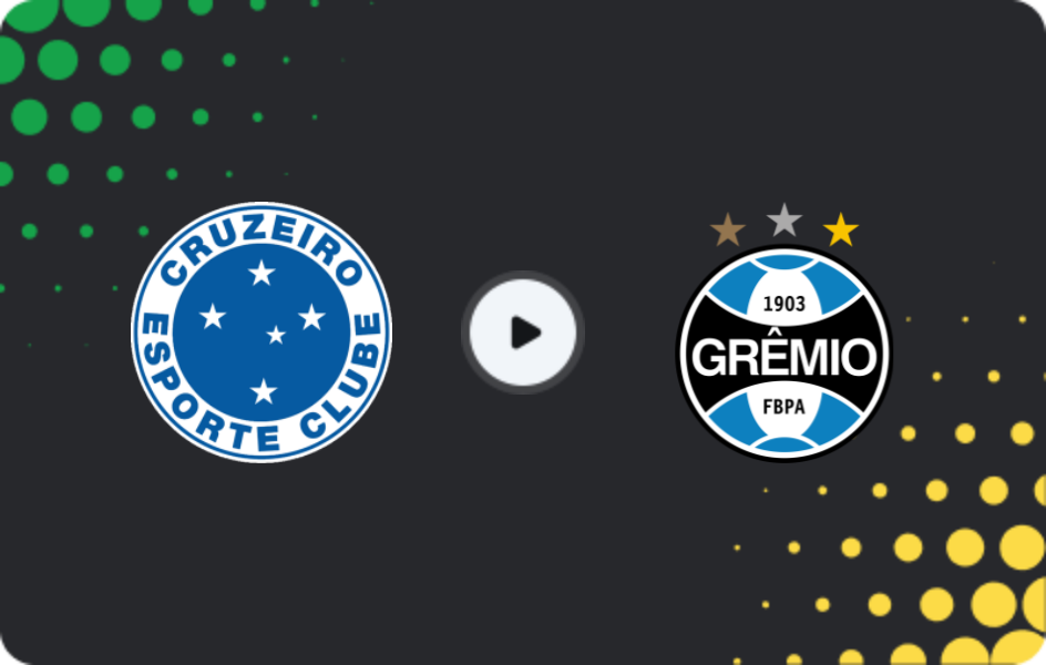 Где смотреть Крузейро - Гремио, Серия А, 19.04.2026